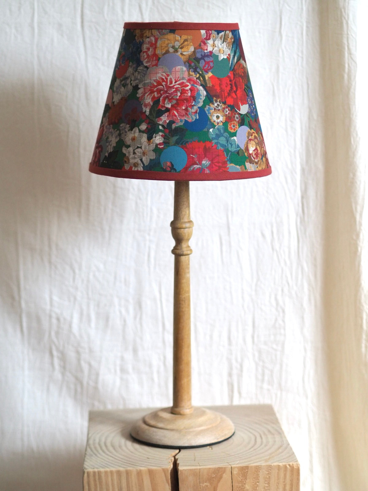 Liberty print floral 25cm hard lampshade