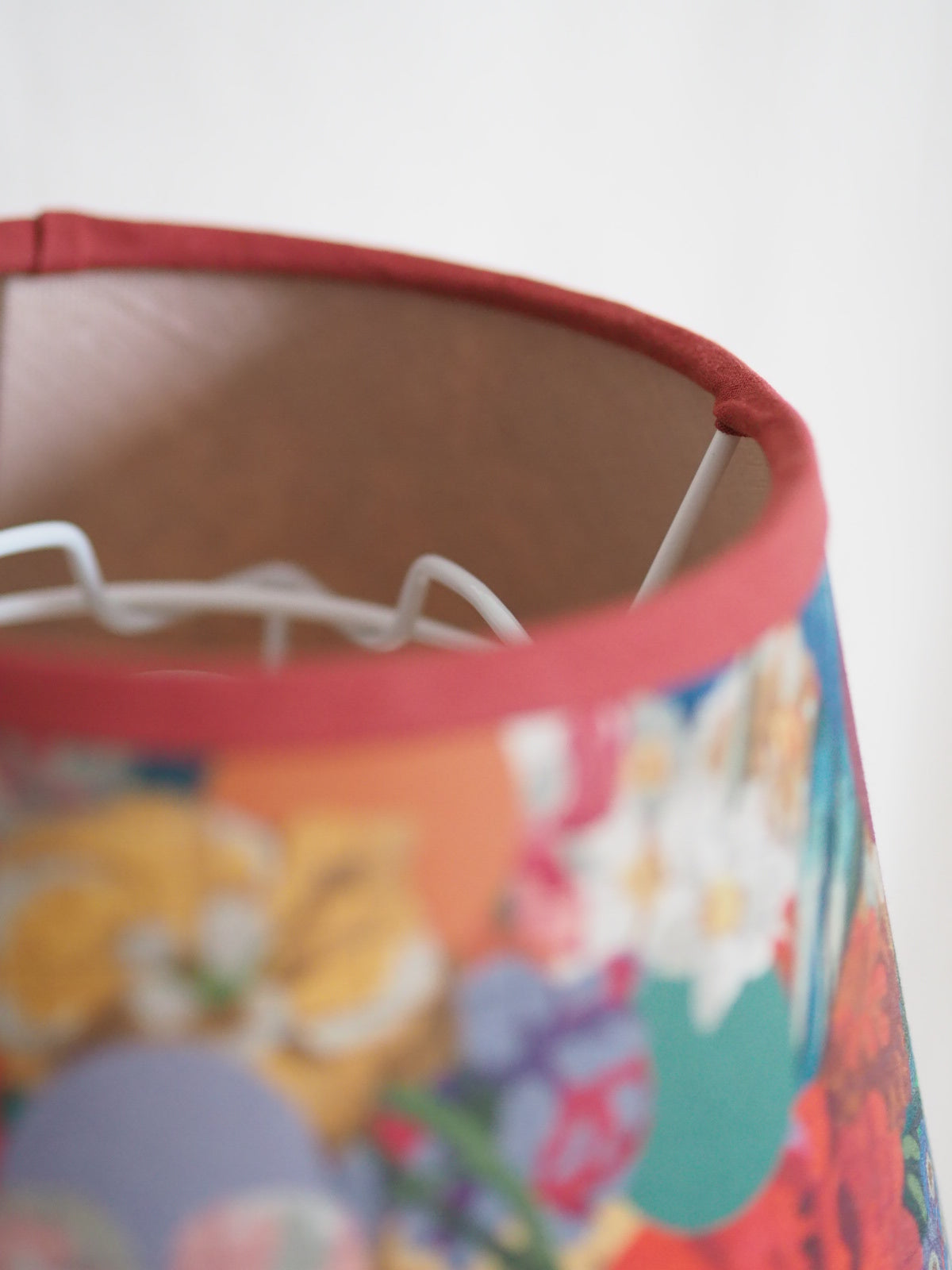 Liberty print floral 25cm hard lampshade